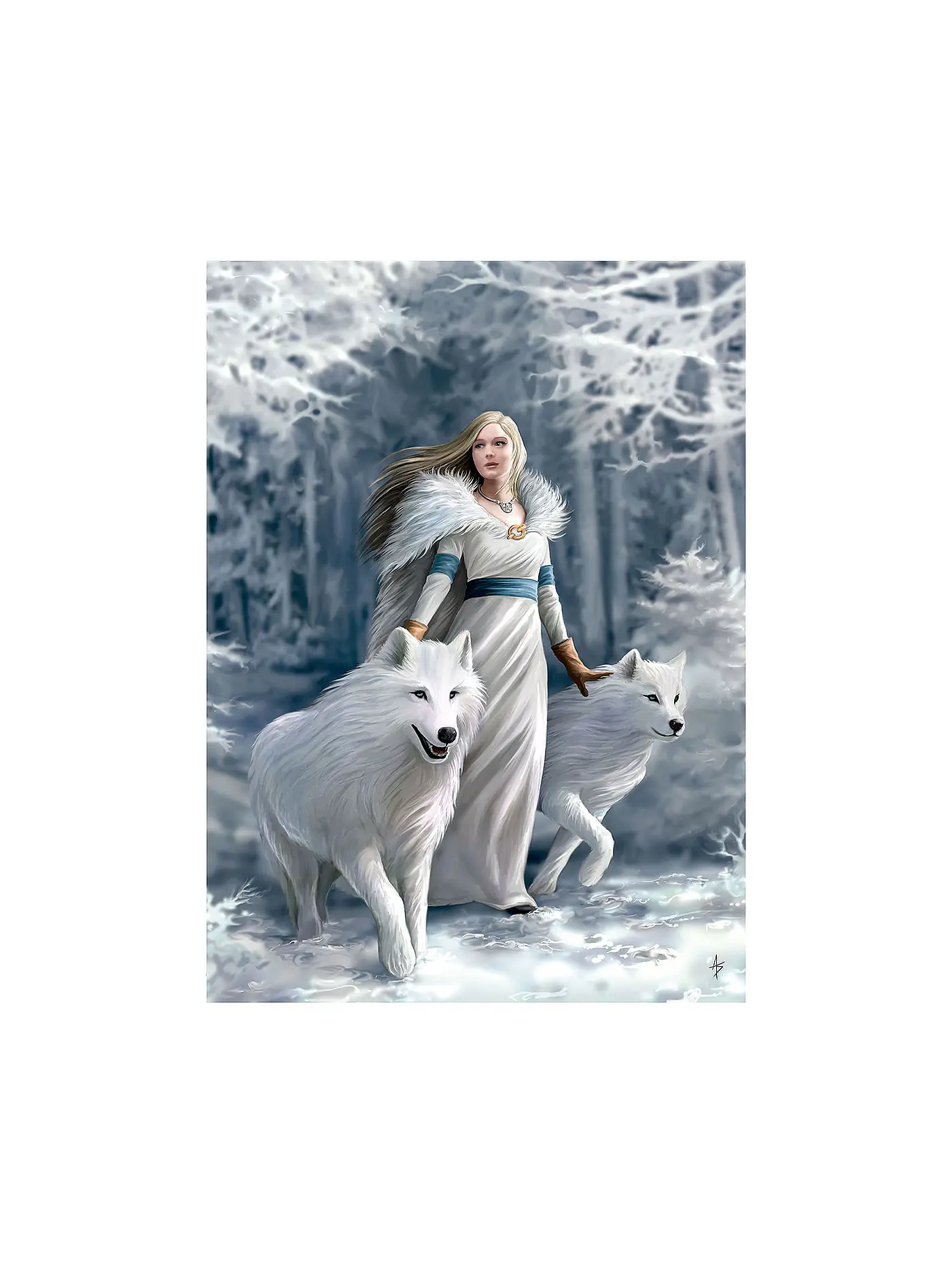 CLEMENTONI | Puzzle Anne Stokes Collection - Winter Wächter 1000 Teile | 